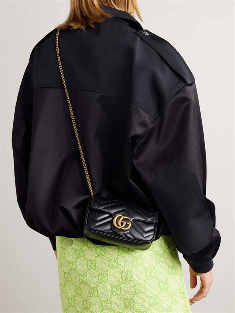 gucci super mini emerald|Gucci GG Emblem super mini shoulder bag.